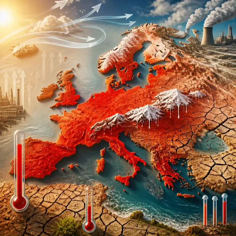 Europa se încălzește de două ori mai rapid decât restul lumii; patru factori explică avansul