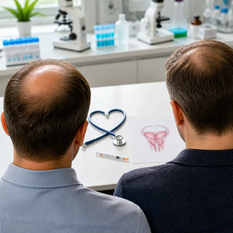 Locul în care cade părul poate indica riscuri pentru inimă și prostate, arată analiza cercetărilor
