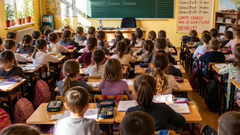 Sute de clase suprapopulate în Suceava: 274 de formațiuni au funcţionat peste efectivul legal