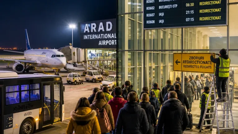 TAROM mută temporar cursele Timișoara–București pe Aeroportul Arad în noiembrie
