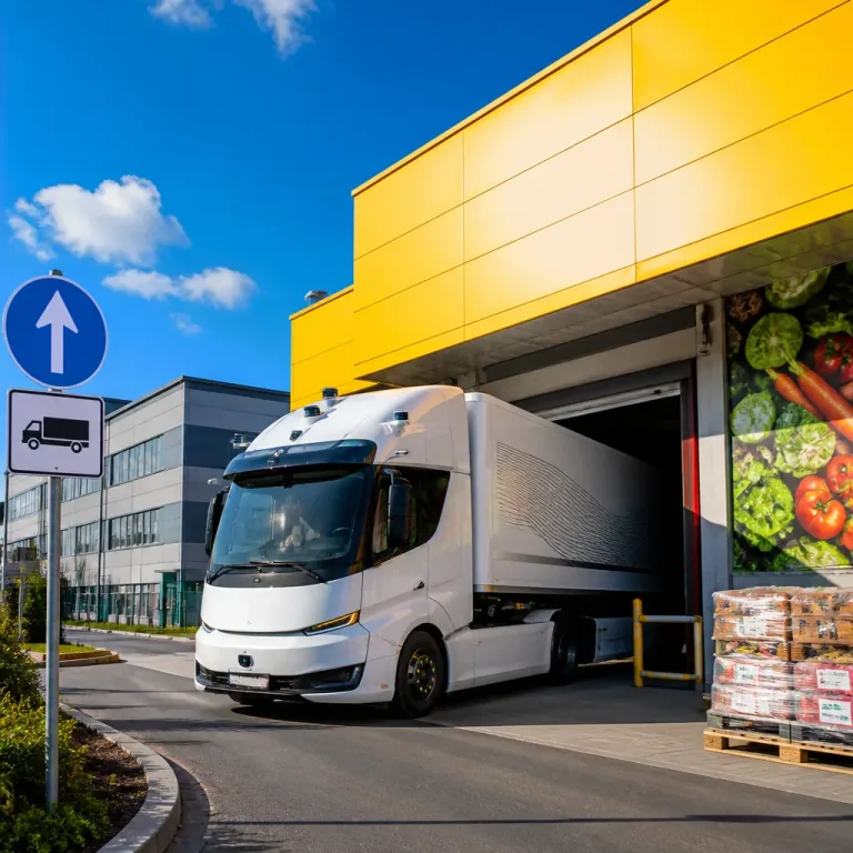 Primul camion electric complet autonom fără cabină efectuează livrări regulate pentru Lidl în Germania