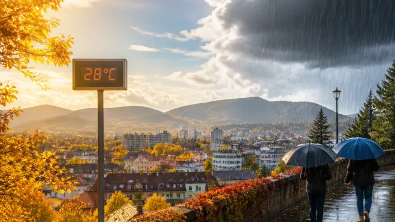 Temperaturi în creștere până la 28°C în Maramureș, urmează răcire și ploi după 19 septembrie