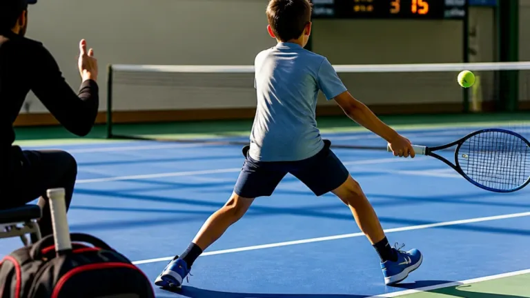 Tenismanul ambidextru din Cugir: Robert Paștiu joacă cu două forehand-uri, fără rever