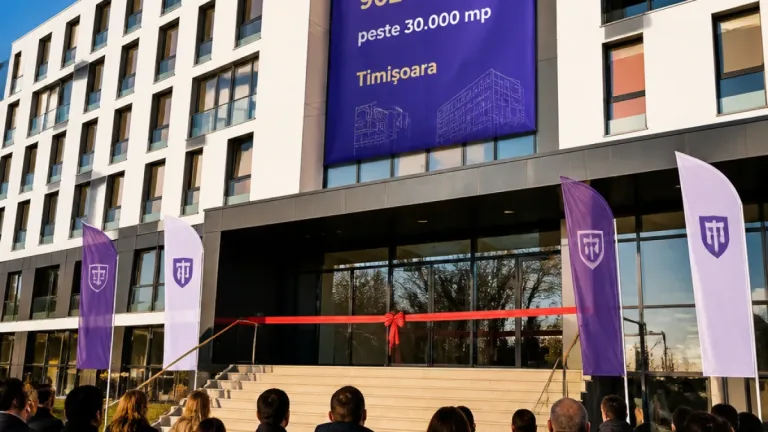 Timișoara: Ilie Bolojan la inaugurarea celui mai mare cămin studențesc al UVT