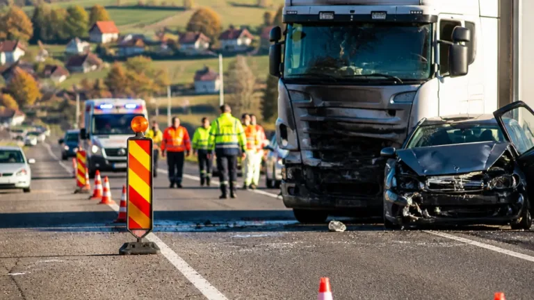 Trafic blocat pe DN1 între Șercaia și Perșani după coliziune între un autoturism și un autocamion