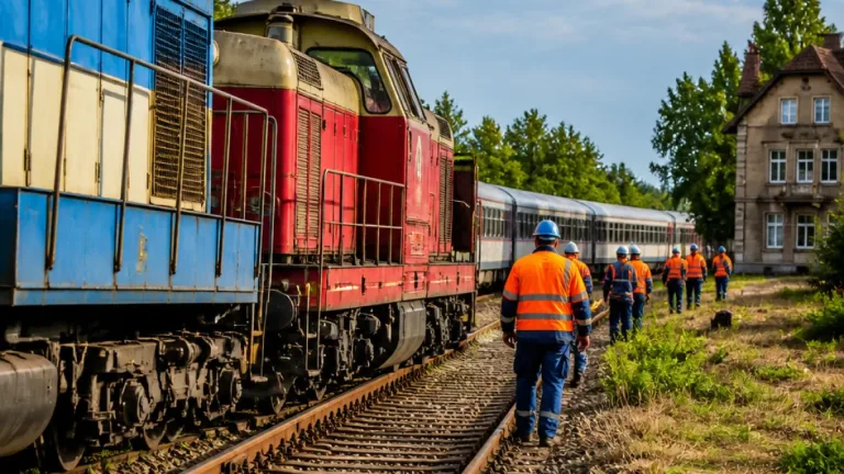 Trafic feroviar temporar blocat între Giurgiu Nord și Stănești din cauza unei defecțiuni la locomotivă
