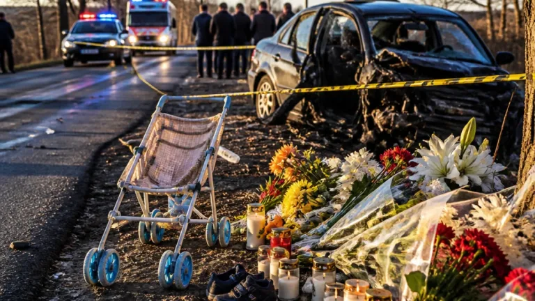 Tragedie în Mureș: familie întreagă, inclusiv o mamă însărcinată în opt luni, decedată în accident la Mihai Viteazu