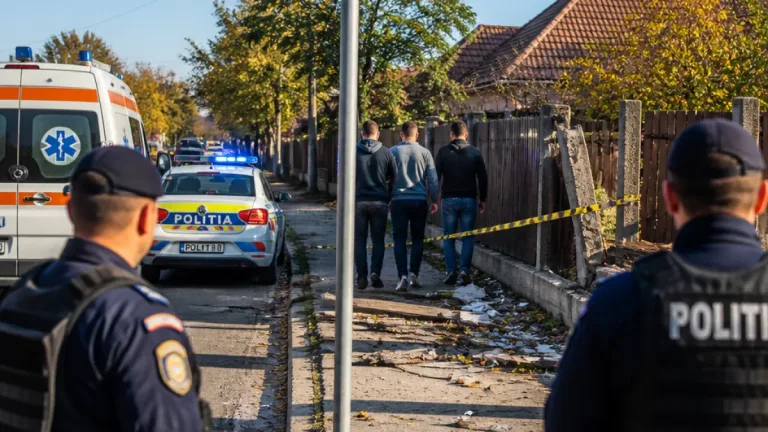 Trei bărbaţi reţinuţi în Olt după un scandal în Brastavăţu; unul a ajuns la spital