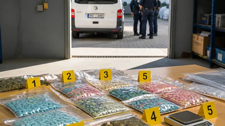 Trei reținuți în Sibiu după prinderea în flagrant a unei cantități semnificative de droguri; furnizor din Cluj era sub control judiciar