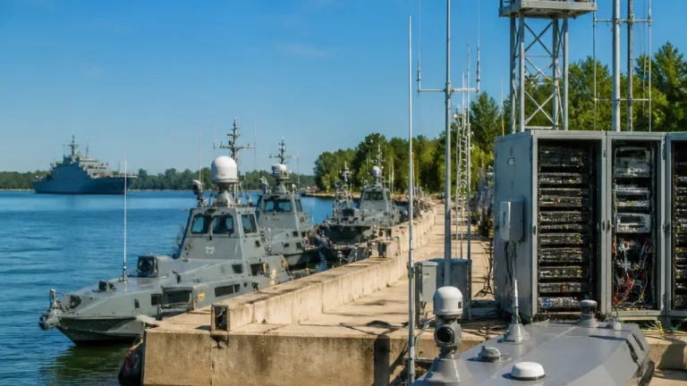 Tulcea: portul militar va fi dotat cu sisteme de protecţie anti-dronă în cadrul unui program cu Marina SUA