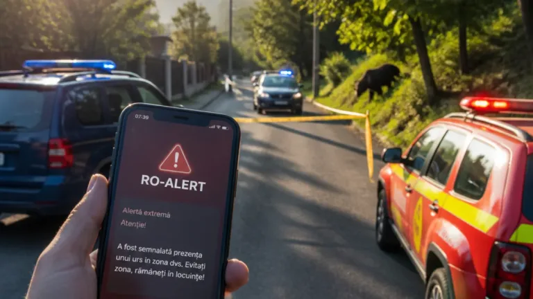 Urs semnalat pe Strada Barajului din Baia Mare; autoritățile au transmis mesaj RO-ALERT