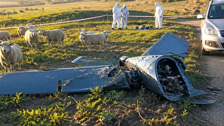 Vaslui: Ciobanul din Viișoara a tăiat firele unei drone găsite pe câmp; dispozitivul conţinea explozibil