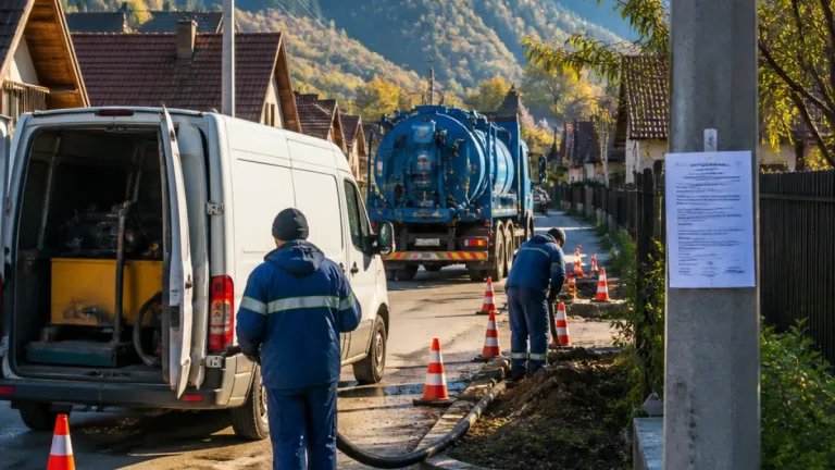 Vișeu de Sus: întrerupere temporară a apei în cartierul Vișeu de Mijloc pentru lucrări de reparații