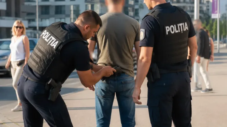 Voluntari: bărbat de 44 de ani amendat după ce a fost găsit beat cu pistol la brâu