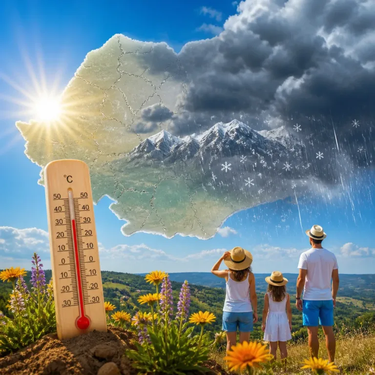 De la 32°C la frig în câteva zile: pătrunde aer rece, la munte apar ninsori