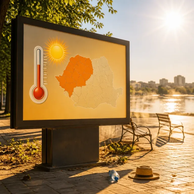 ANM emite cod portocaliu de caniculă pentru vestul şi nord-vestul ţării; disconfort termic accentuat până pe 12 august
