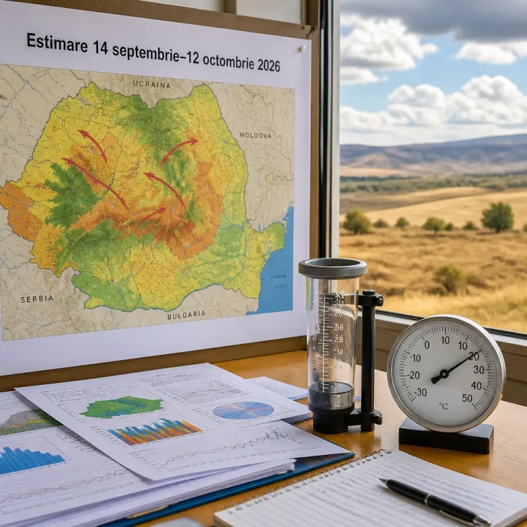 ANM: Temperaturi apropiate de mediile perioadei, dar deficit pluviometric în prima lună meteorologică