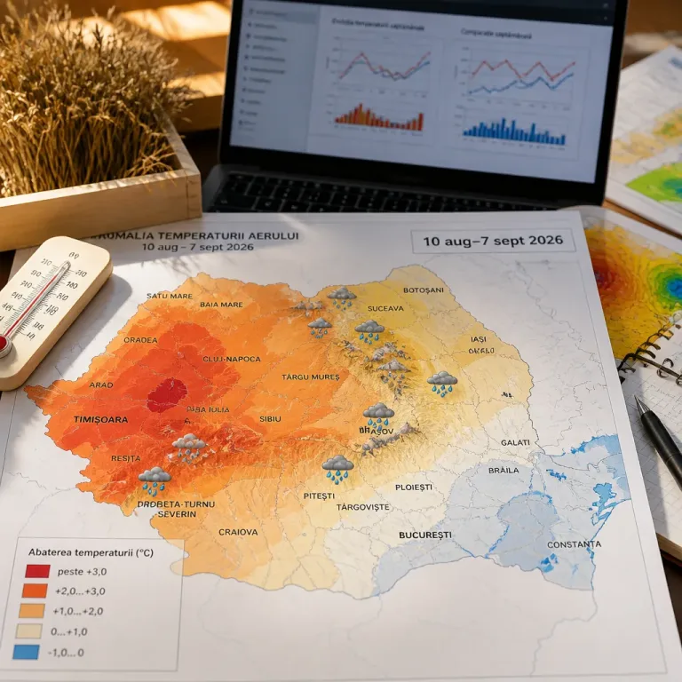ANM: Vara se prelungește până la început de septembrie, vestul și centrul mai calde decât mediile climatologice