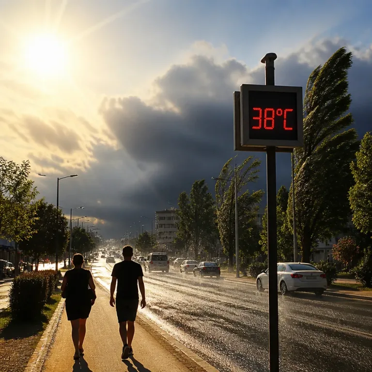 Caniculă severă în vest şi sud, urmează furtuni şi rafale până la 70 km/h