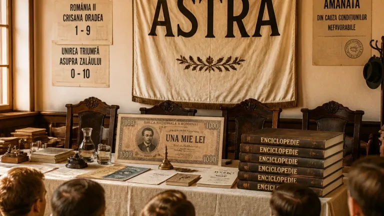 Zalău: adunarea generală a ASTREI de acum 100 de ani, ecouri culturale şi sportive