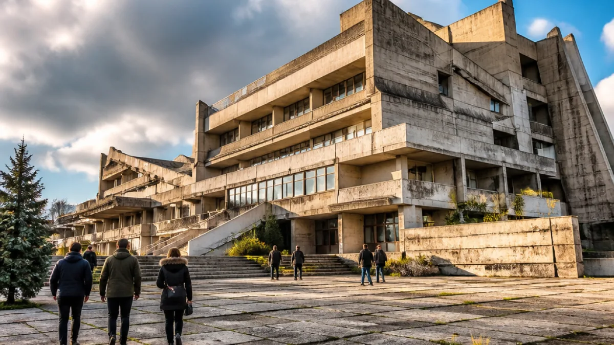 Casa Tineretului din Câmpina, remarcată de The Guardian în topul arhitecturii brutaliste din Europa de Est