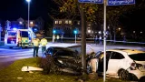 Allvarlig frontalkrock på E6 vid Malmö – två personer förda till sjukhus