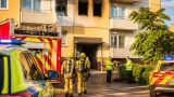 Lägenhetsbrand i centrala Tranås – en kvinna rökskadad