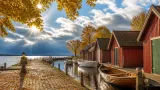 Milda höstdagar i Vallstena men blötare väder väntar senare i veckan