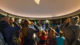Mobilt planetarium gör rymdundervisning tillgänglig för skolklasser i Norrbotten