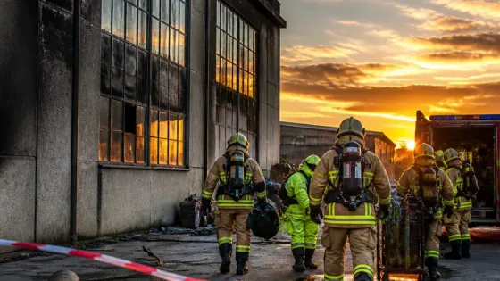 Explosion och gasrisk efter verkstadsbrand i Sandviken – avspärrningar hävdes på kvällen