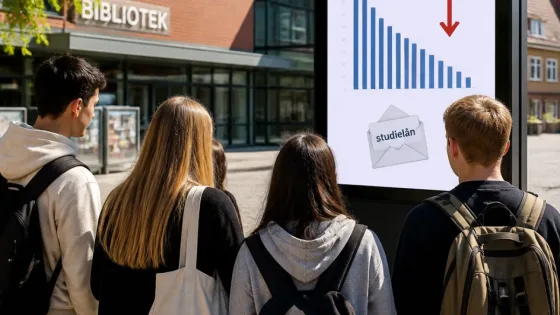 Färre i Eslöv tar studielån – andelen sjönk till 65 procent