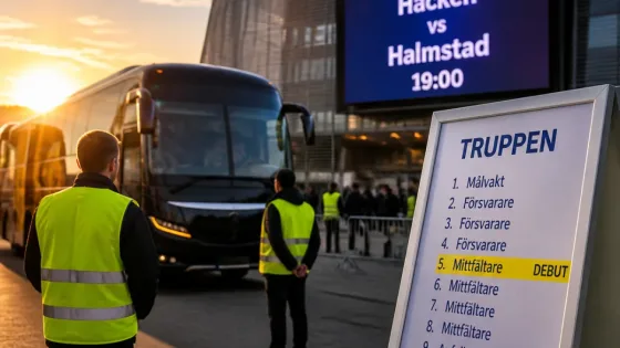 Halmstad möter Häcken på Nordic Wellness Arena – Haaland i truppen, Hestnes saknas