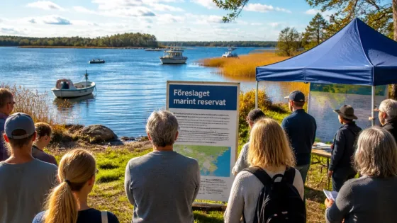 Isabella Lövin i Gävle – Östersjön och förslag om nytt marint reservat i fokus
