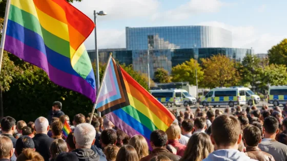 Prideparaden i Uppsala samlar folk och fokus på trygghet