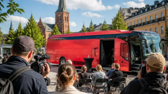 S-ledning på valturné i Norrbotten – stopp i Kiruna, Gällivare, Jokkmokk, Luleå och Piteå