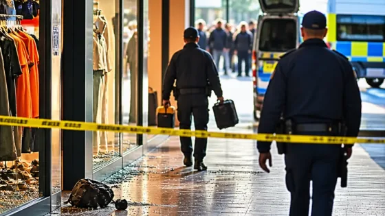 Skottlossning i galleria i Norrköping – en person skadad och brottsplats avspärrad