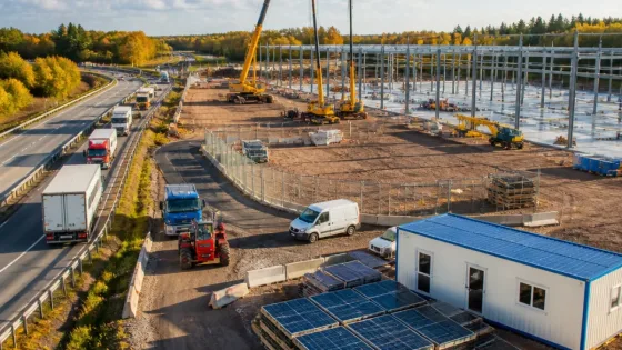Stor logistikanläggning i Falkenberg: 24 695 kvm, tioårsavtal och miljöcertifiering