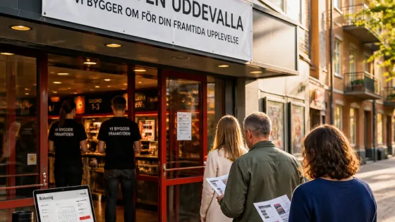 Uddevalla-biografen lämnar Filmstadens app – pilot för nytt bokningssystem