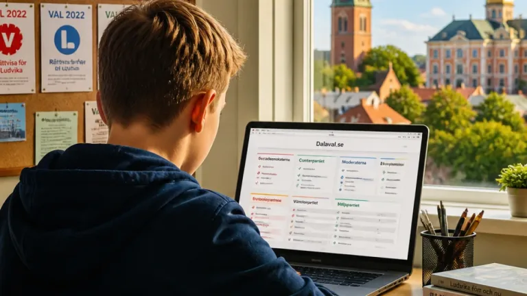 12‑åring från Ludvika lanserar neutral valguide för Dalarna