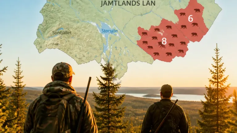 19 björnar sköts första dagen av licensjakten i Jämtlands län