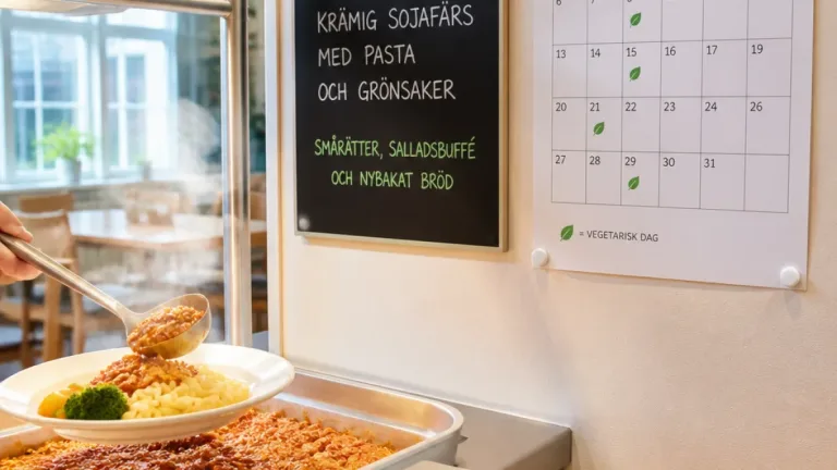 Alingsås skolor serverar vegetariskt – men saknar helt vegetariska dagar