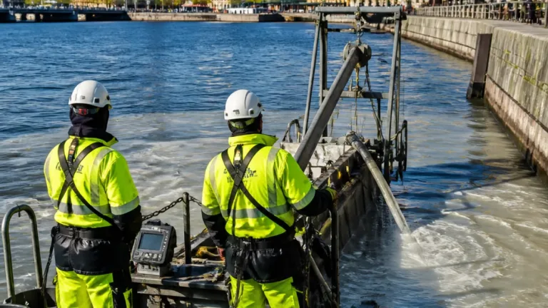 Aluminiumfällning rensar flera ton fosfor – Stockholms vatten blir renare