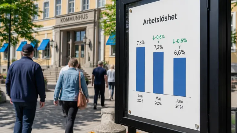 Arbetslösheten faller kraftigt i Säffle – störst minskning i Värmlands kommuner