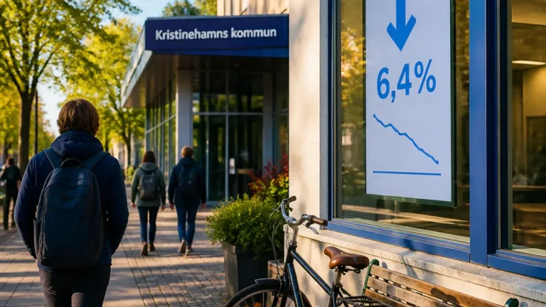 Arbetslösheten i Kristinehamn sjunker mest i Värmland – stadig förbättring sedan 2024