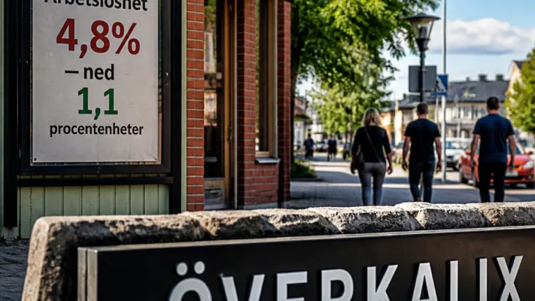 Arbetslösheten i Överkalix sjunker kraftigt – lägst på åtta månader jämfört med förra året