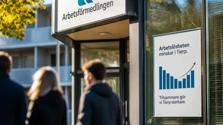 Arbetslösheten i Tierp fortsätter sjunka — störst minskning i Uppsala län i juli