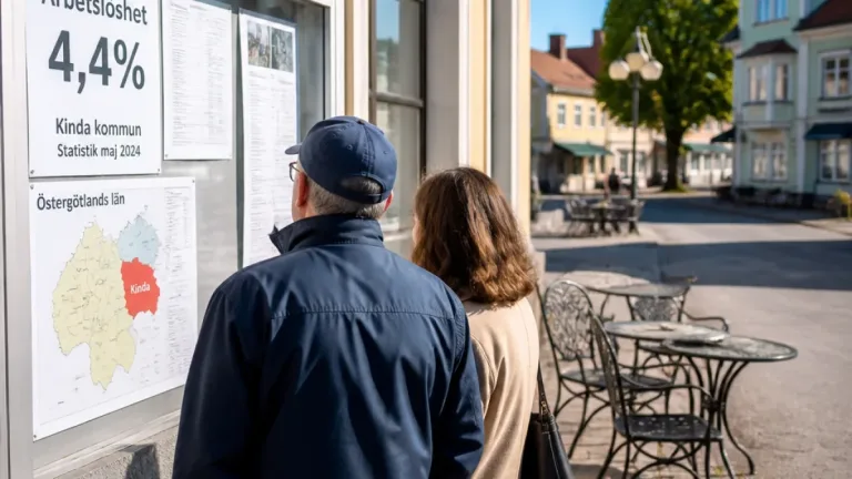 Arbetslösheten ökar i Kinda trots nedgång i större delen av Östergötland