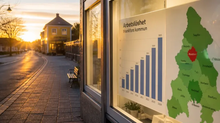 Arbetslösheten ökar i Munkfors medan majoriteten av Värmland ser minskning