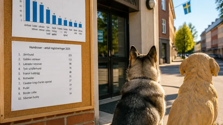Arvika: Jämthund tar över som vanligaste ras – färre registrerade hundar 2025