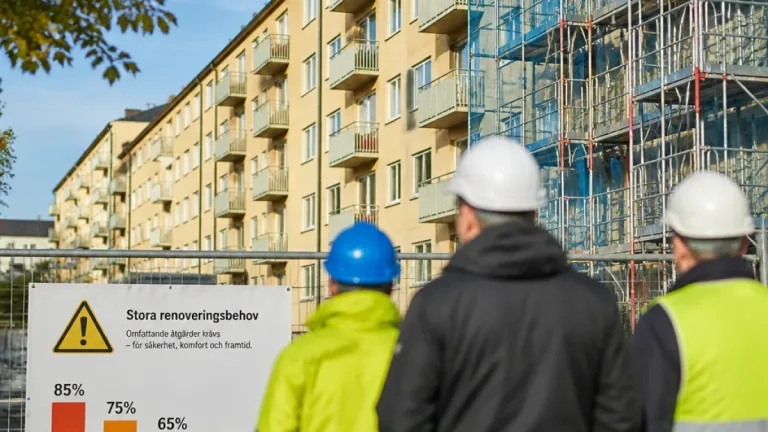 Åtta av tio lägenheter från miljonprogrammet i länet är knappt renoverade